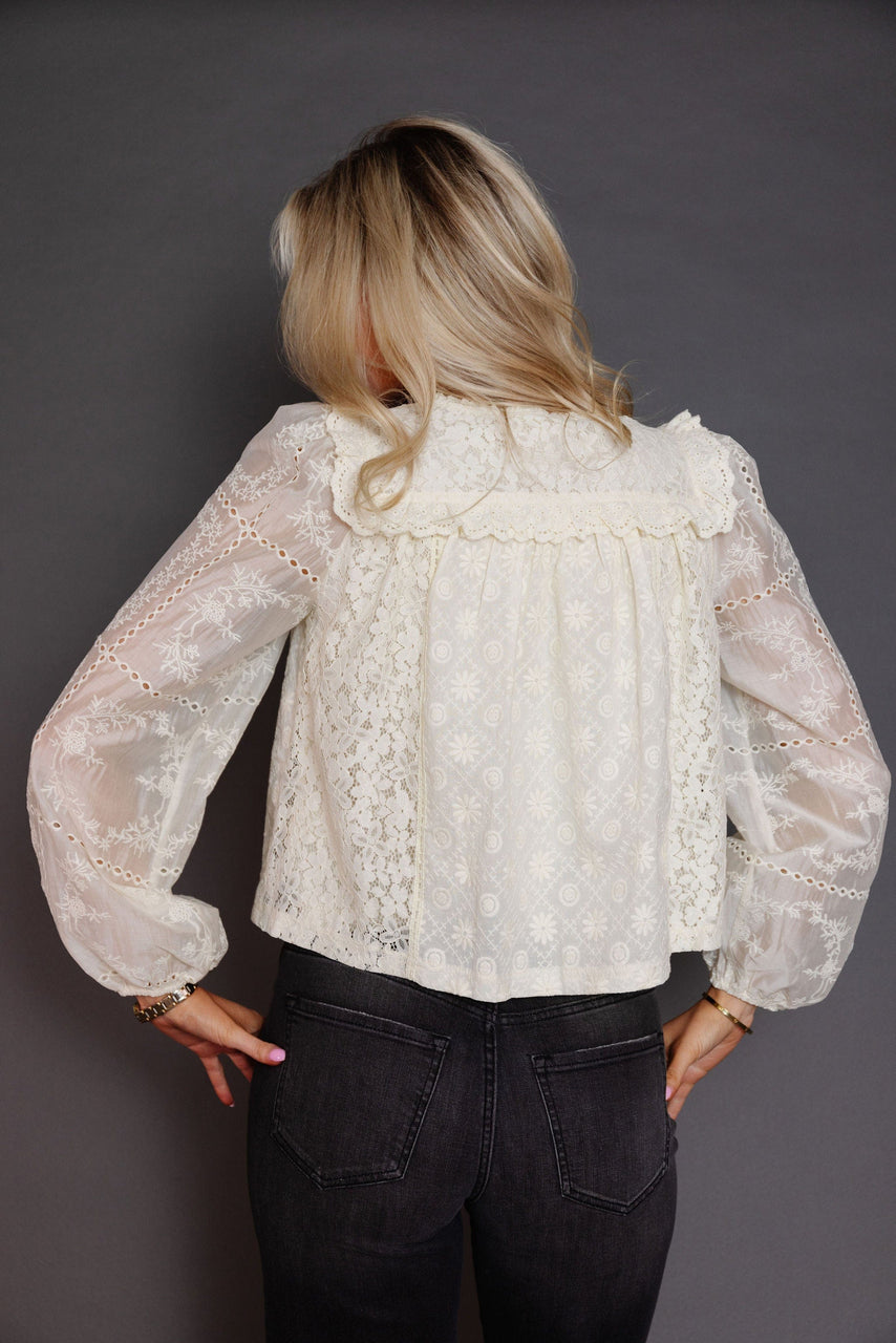 Celina Blouse in Cream