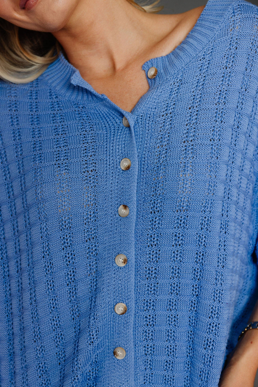 Dana Pointe Cardigan in Coastal