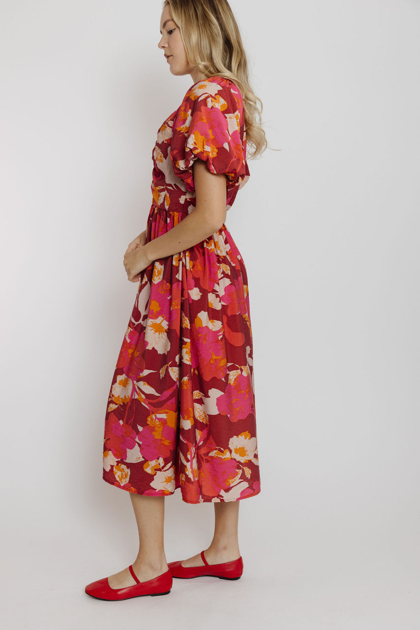 Annalee Dress in Rust Floral