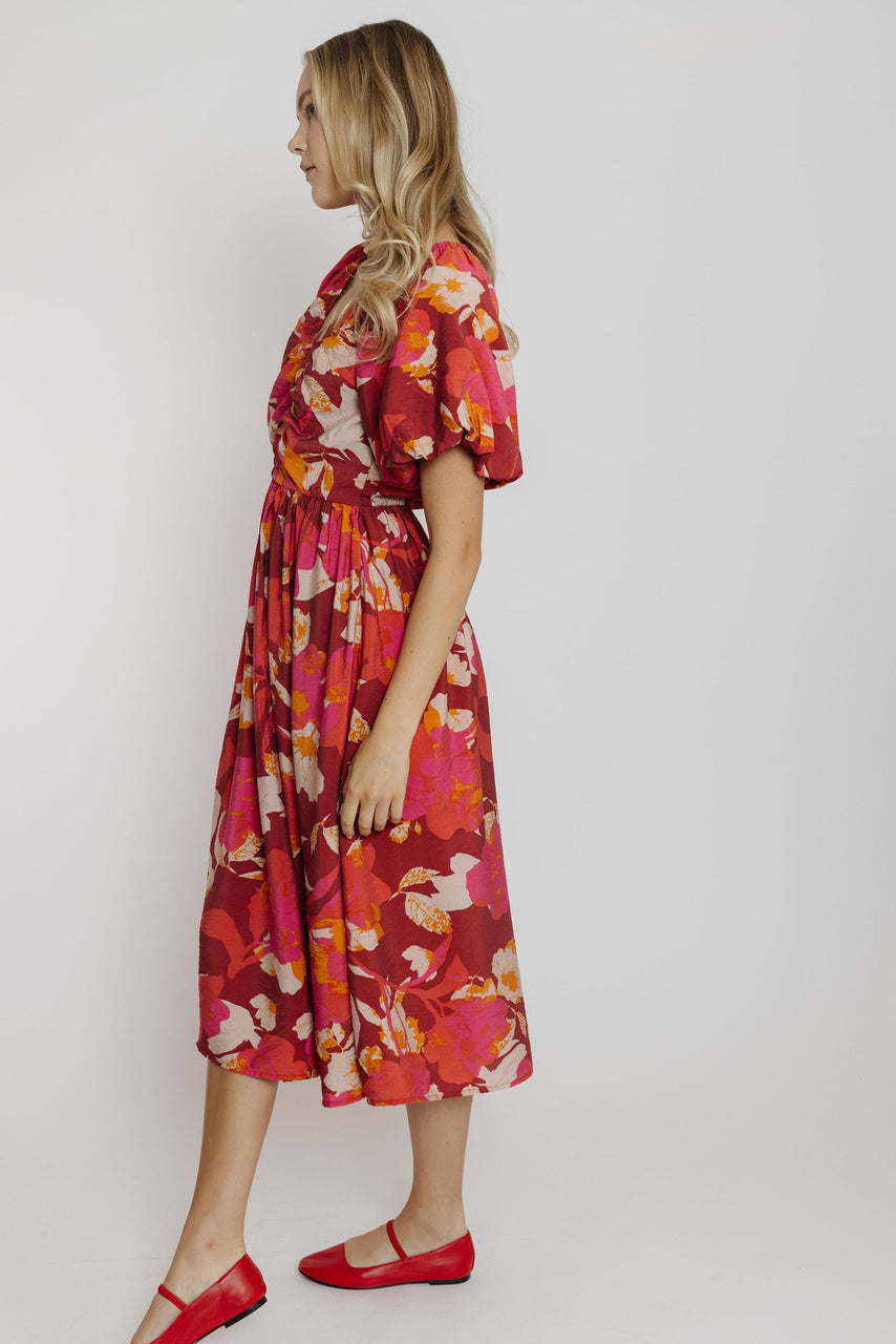 Annalee Dress in Rust Floral