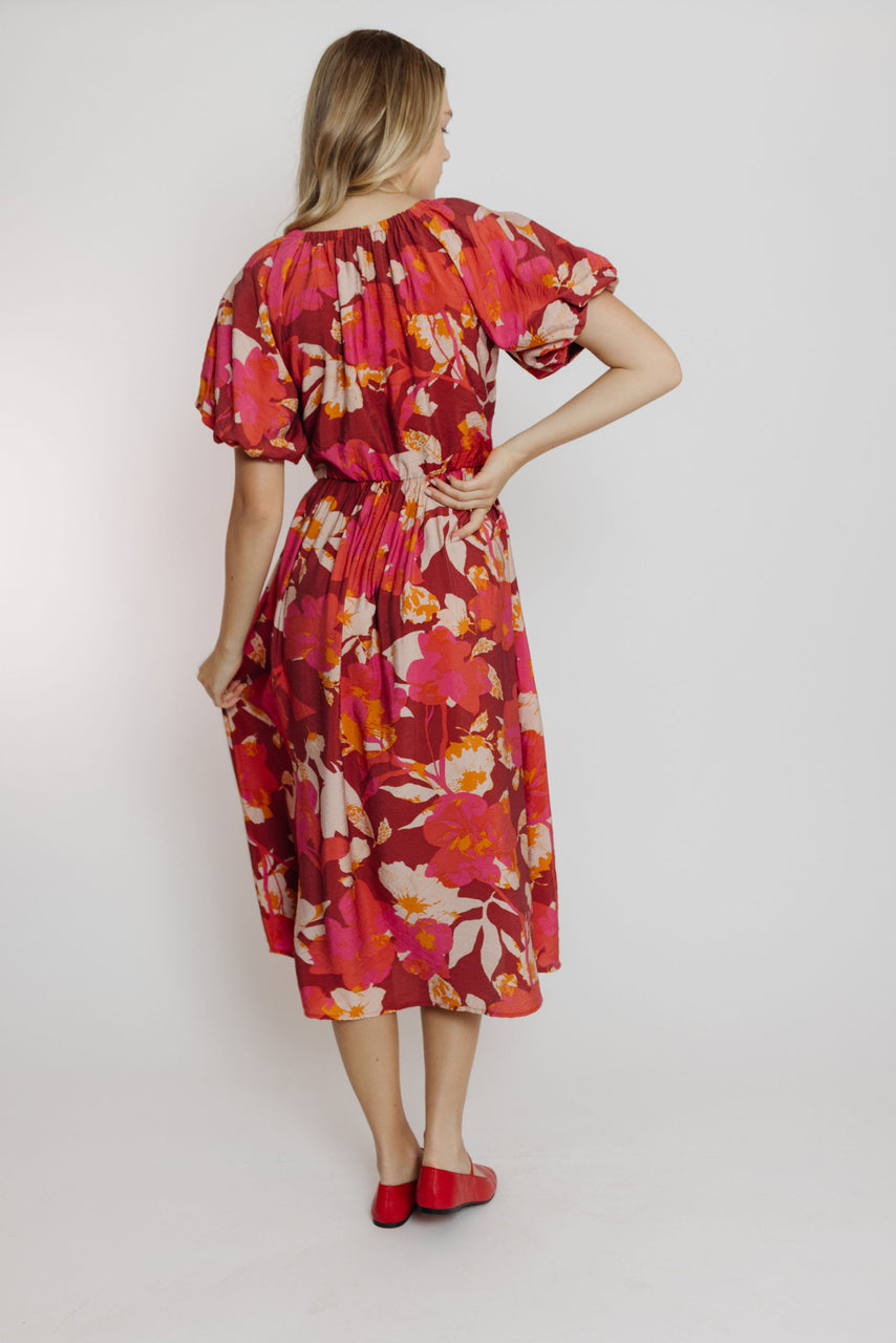 Annalee Dress in Rust Floral