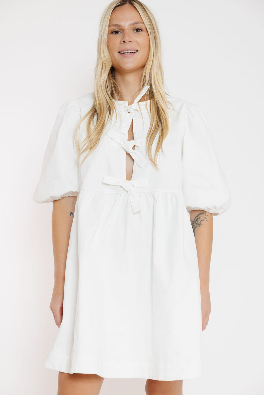 Ambrose Dress in Off White