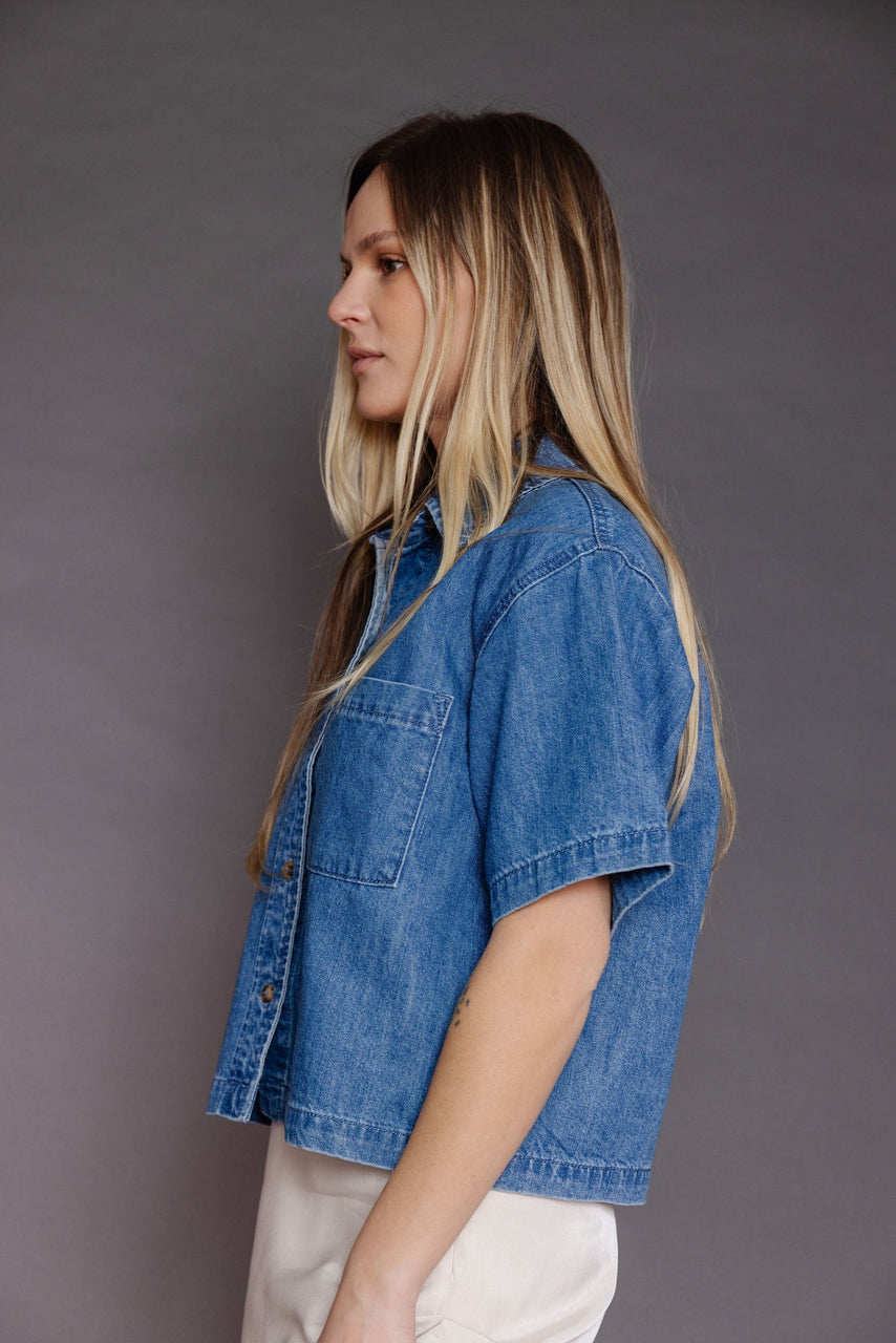 Rudy Blouse in Denim