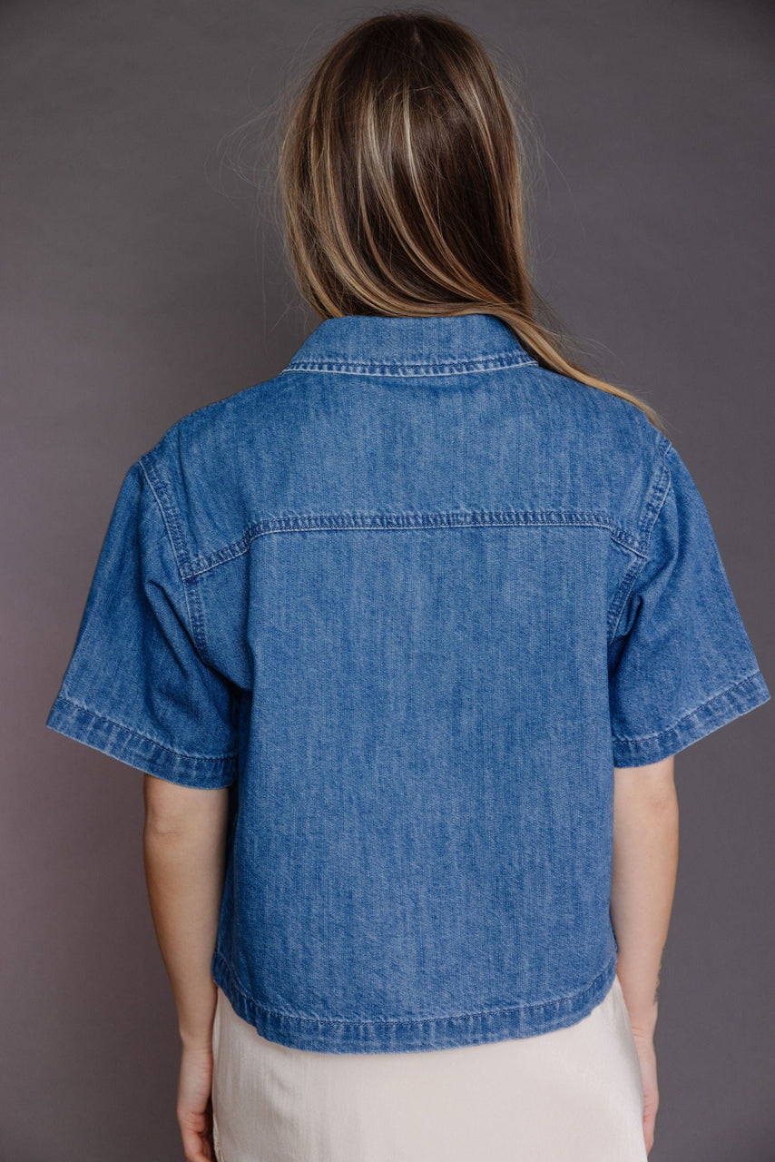 Rudy Blouse in Denim