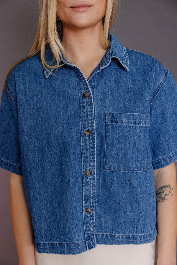 Rudy Blouse in Denim