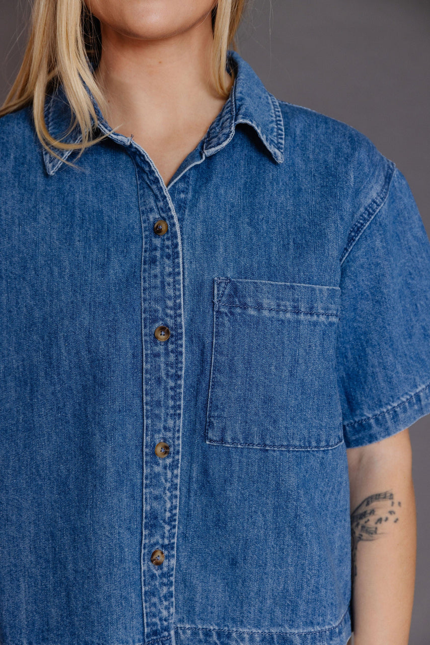 Rudy Blouse in Denim