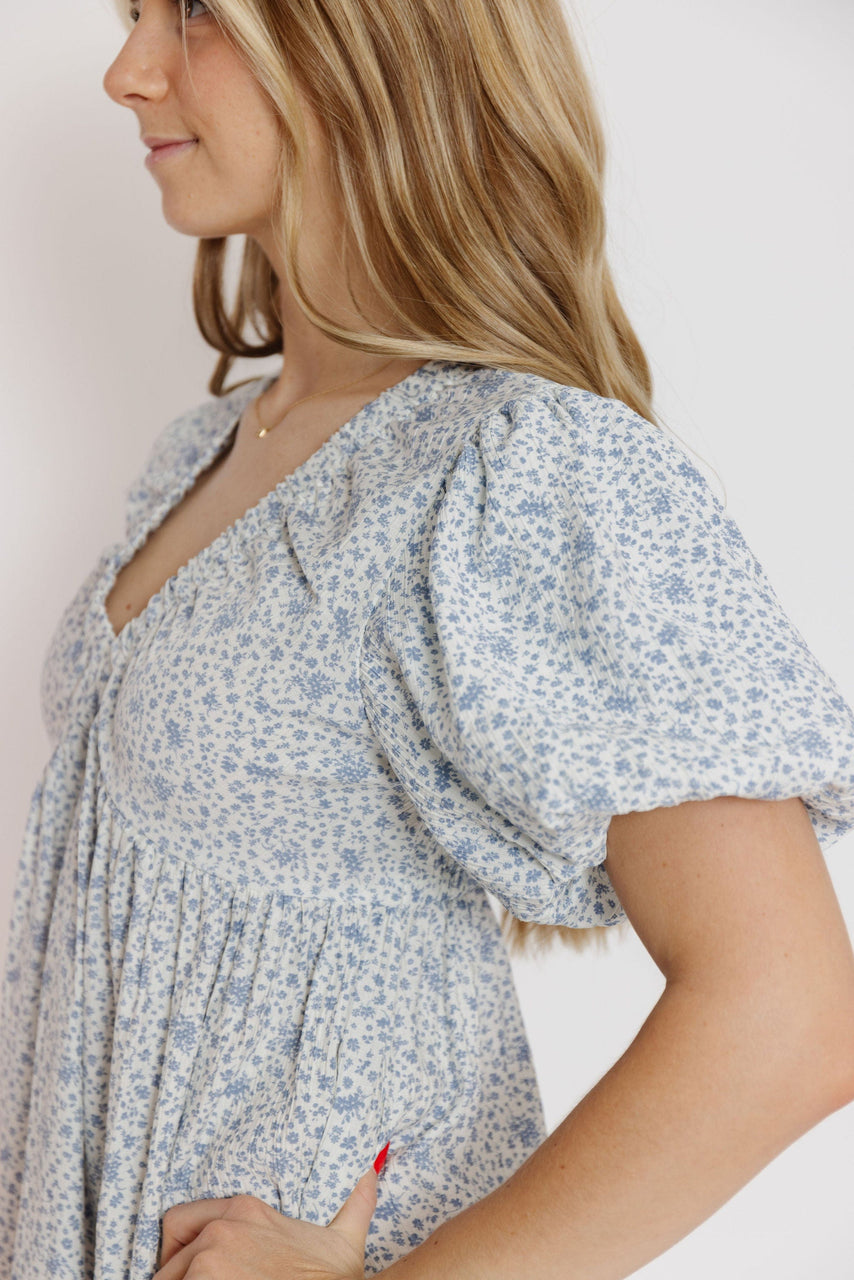 Lazy Summer Dress in Pale Blue