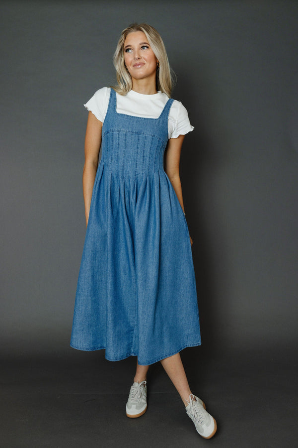 Lennie Dress in Denim