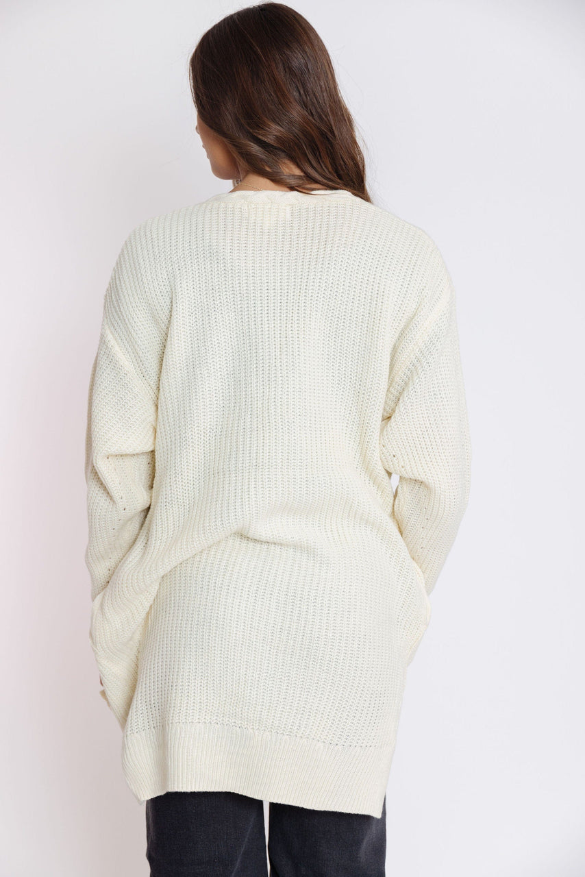 Othello Open Cardigan in Cream