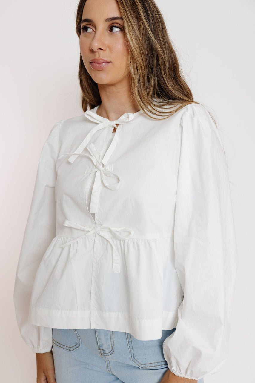 Ramsey Blouse in Off White