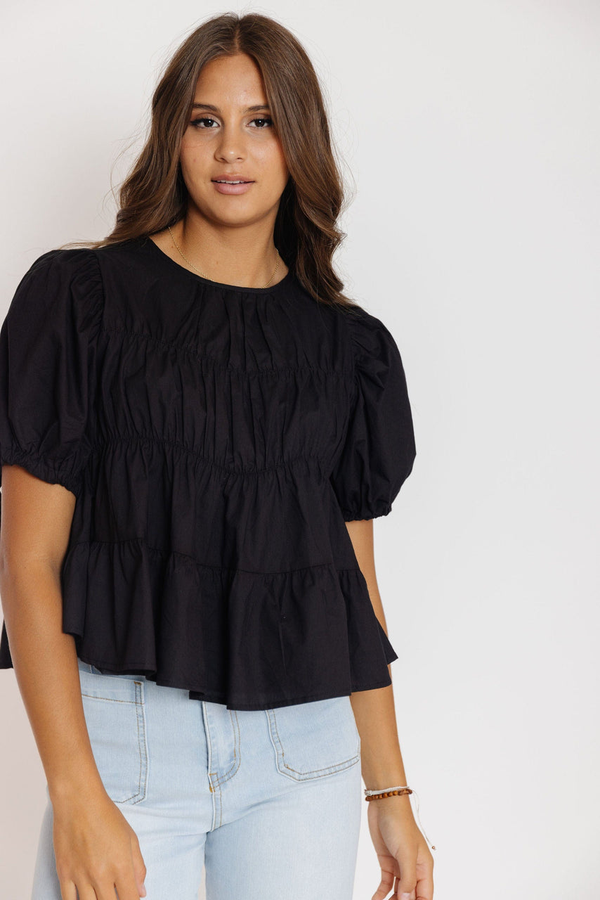 Thena Blouse in Black