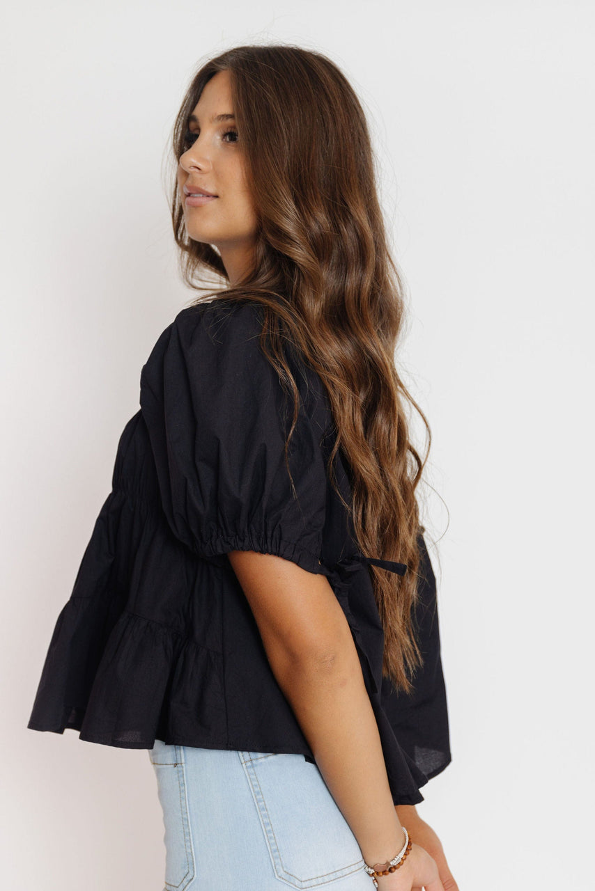 Thena Blouse in Black