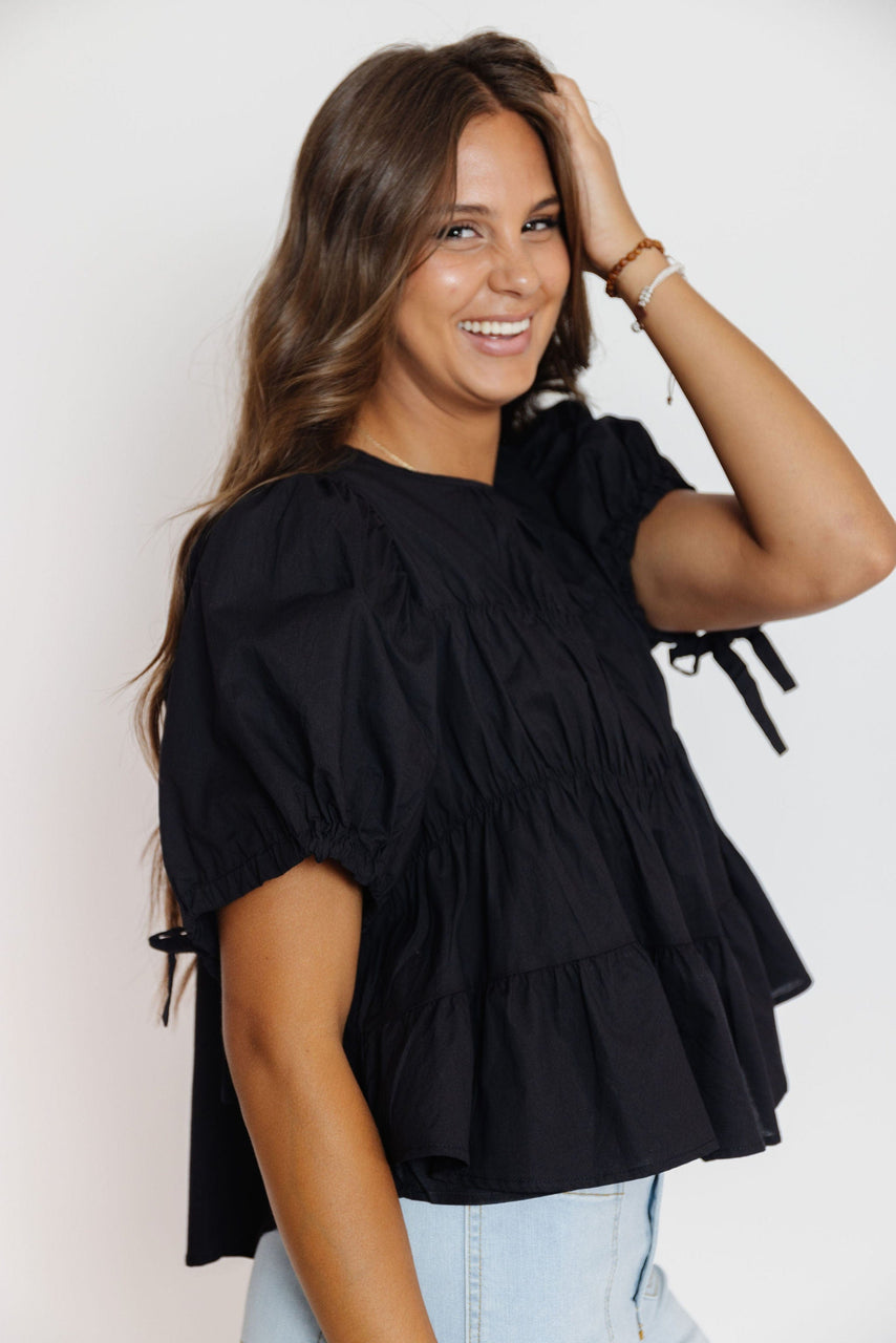 Thena Blouse in Black